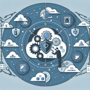 A diagram of a cloud computing system
