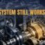 Industrial gearbox with a worn gear illustrating hidden friction, technical debt, and the need for a PLM Health Check to improve system performance.